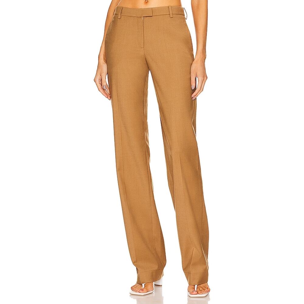 Aya Muse Tailored Brown Calden Trousers Size XS NWT